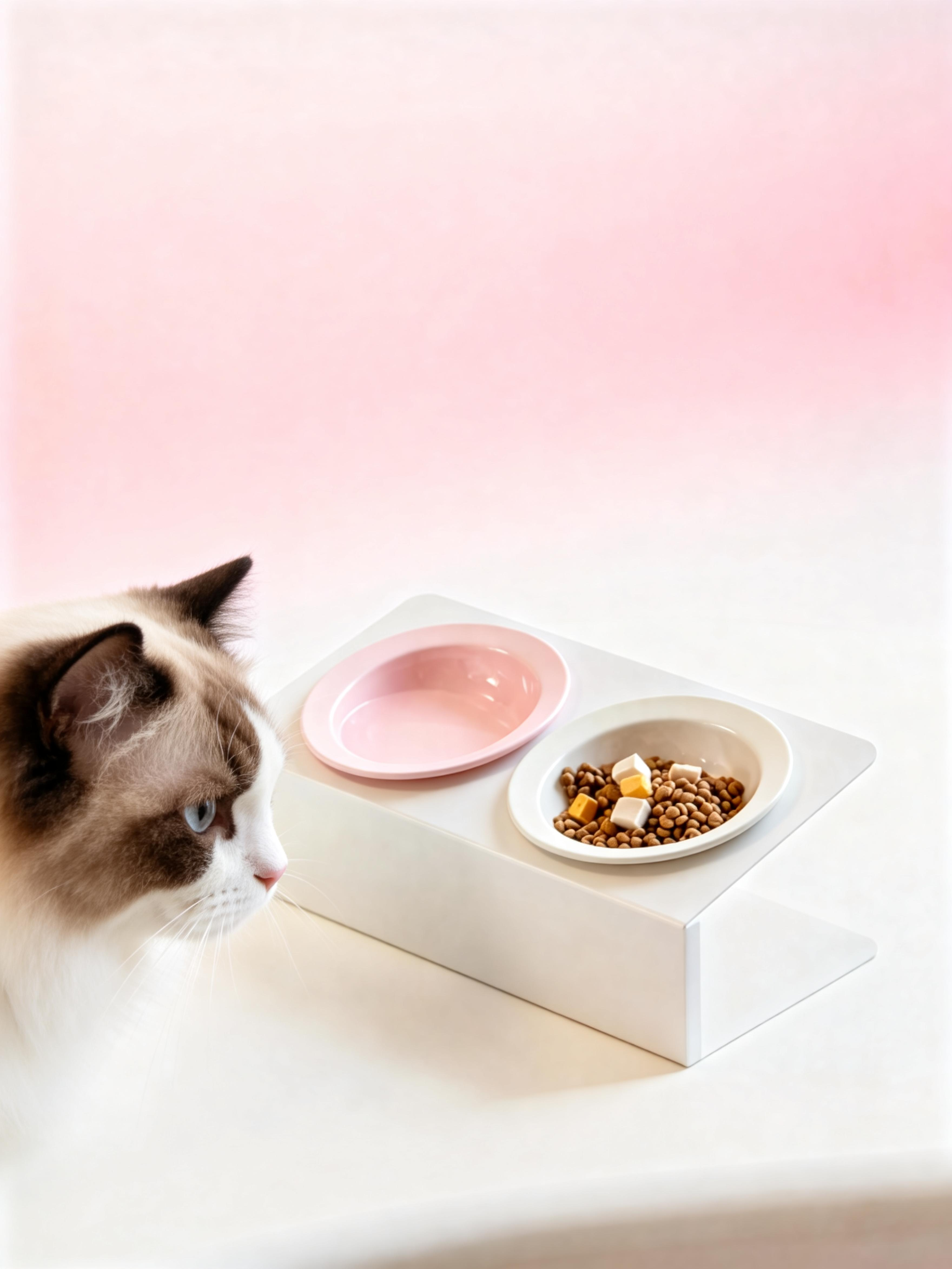 Elevated Double Ceramic Pet Bowls