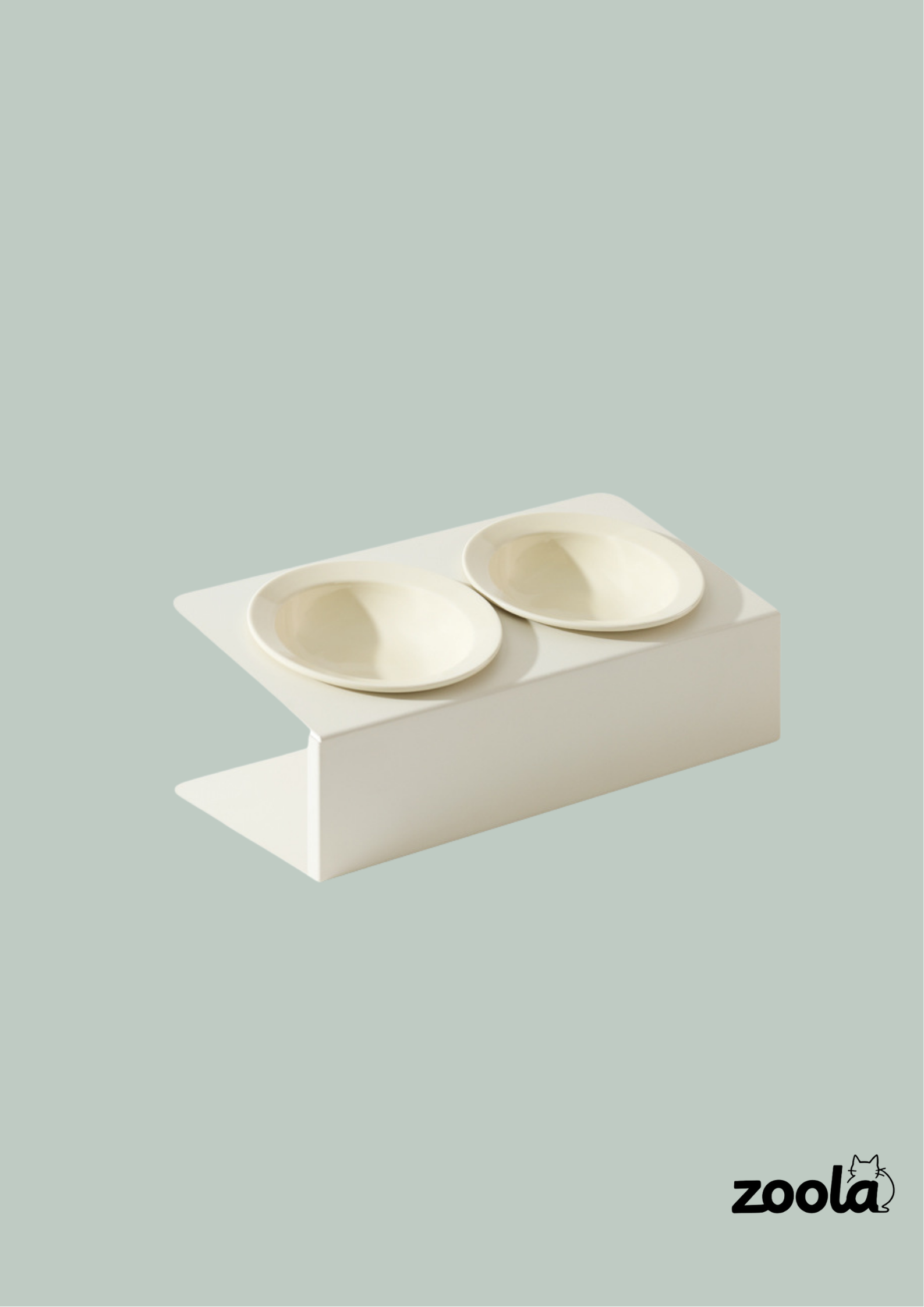 Elevated Double Ceramic Pet Bowls