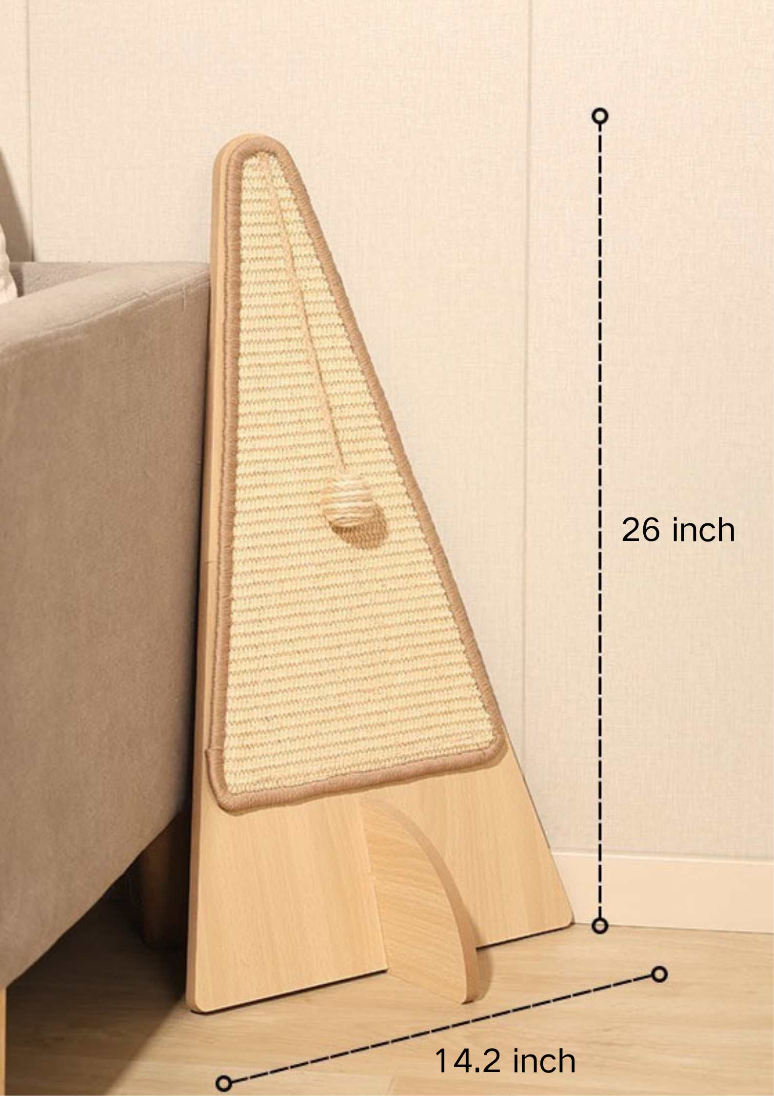 Triangular Corner Cat Scratching Board