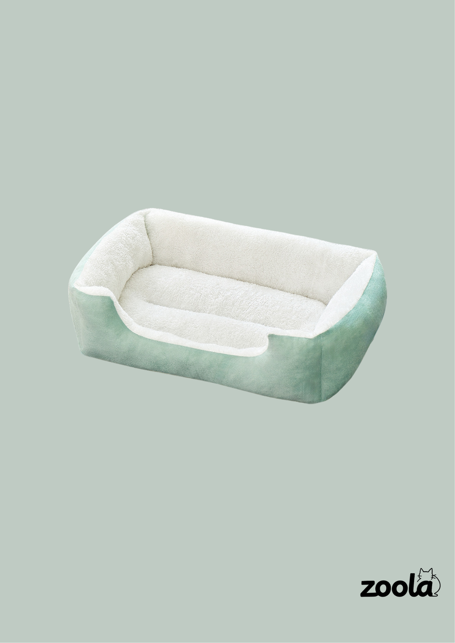 Bolster Cozy Pet Bed for Cats & Dogs, Plush Warm Cushion for All Seasons