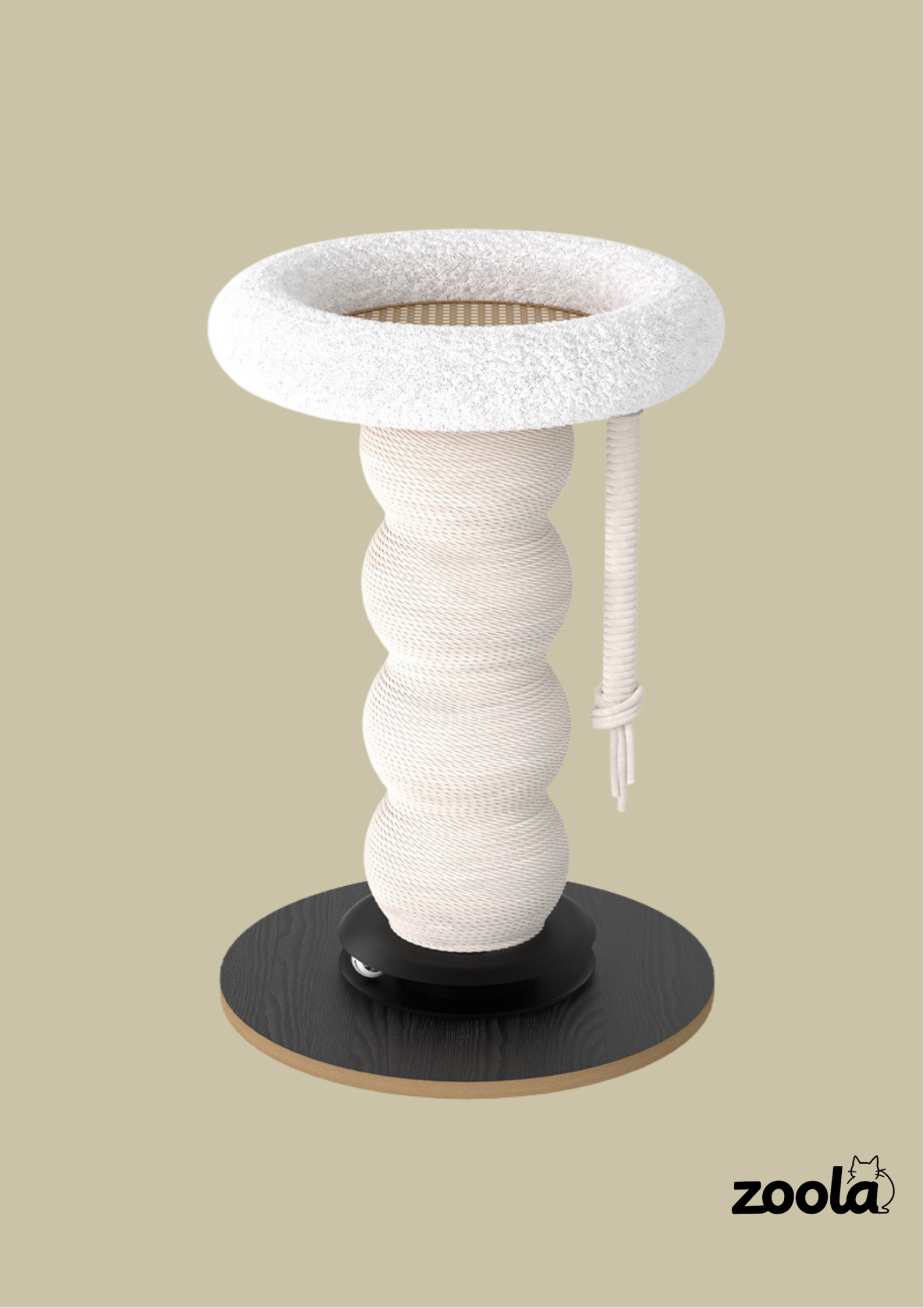 Nordic Loft Cat Tree & Bed Combo